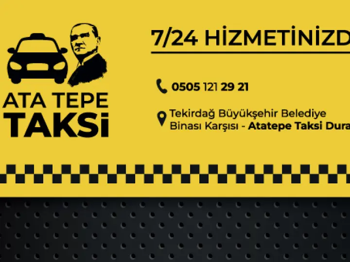Tekirdağ Süleymanpaşa Ata Tepe Taksi, Acil Taksi, Tekirdağ Taksi