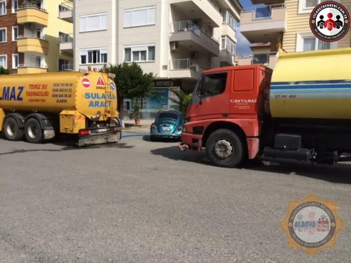 Temiz su taşımacılığı Alanya