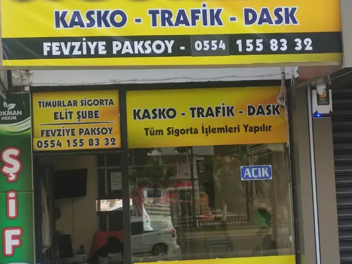 TİMURLAR SİGORTA FEVZİYE PAKSOY