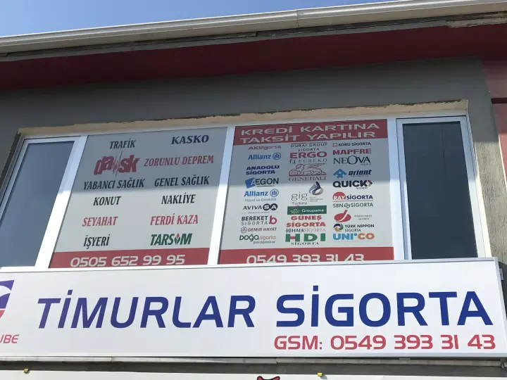Timurlar sigorta TEKSAN ŞUBE