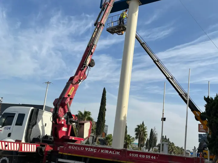 Torbalı Güçlü Vinç ve Sepetli Platform