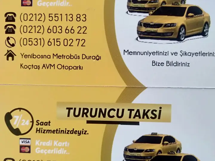 Turuncu Taksi Durağı
