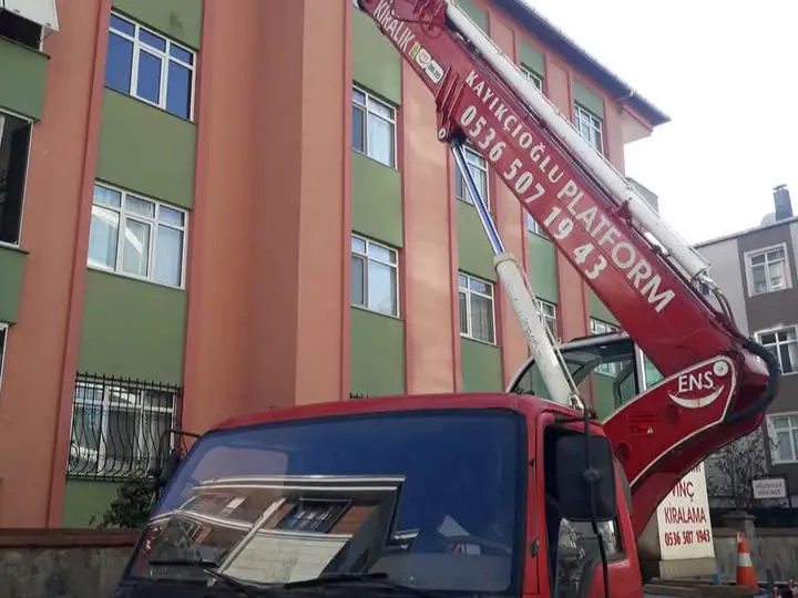 Tuzla Sepetli Vinç- Kiralık Vinç KAYIKCIOGLU PLATFORM