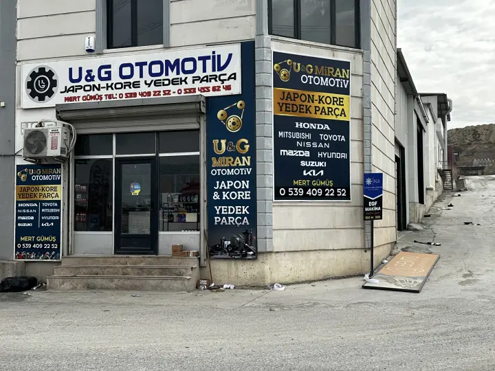 UG MİRAN OTOMOTİV JAPON-KORE YEDEK PARÇA