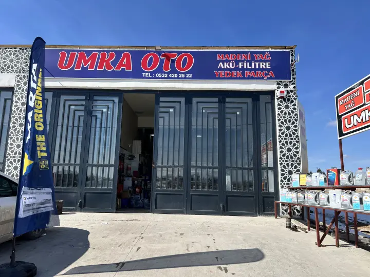 UMKA MADENİ YAĞ FİLTRE AKÜ BALATA YEDEK PARÇA HİDROLİK YAĞ ANTİFREZ KATKI BUJİ HAVA FİLTRESİ YAG FİLTRESİ