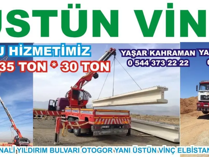 Üstün Vinç Kiralama Firması