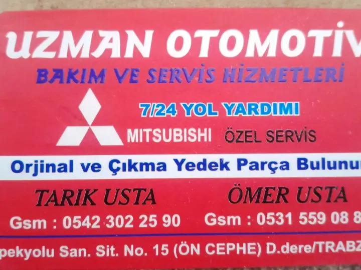 Uzman Otomotiv Mitsubishi Özel Servis