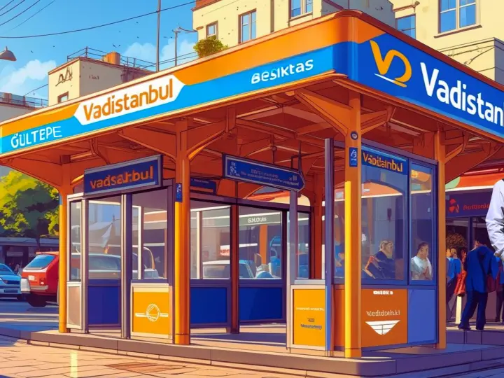 Vadistanbul Gültepe Beşiktaş Minibüs durağı