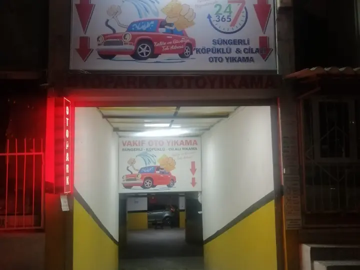 vakıf otopark oto yıkama