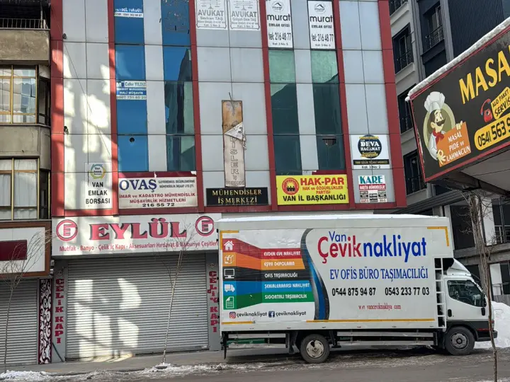 Van çevik evden eve nakliyat