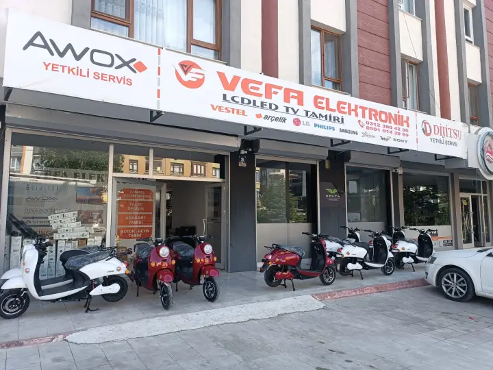VEFA ELEKTRONİK VOLTA YETKİLİ SERVİS- ELEKTRİKLİ MOTOR SCOOTER ARABA APEC