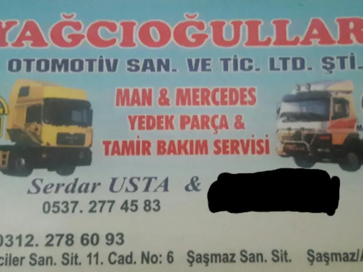 Yağcıoğulları Man Mersedes Kamyon Tamir