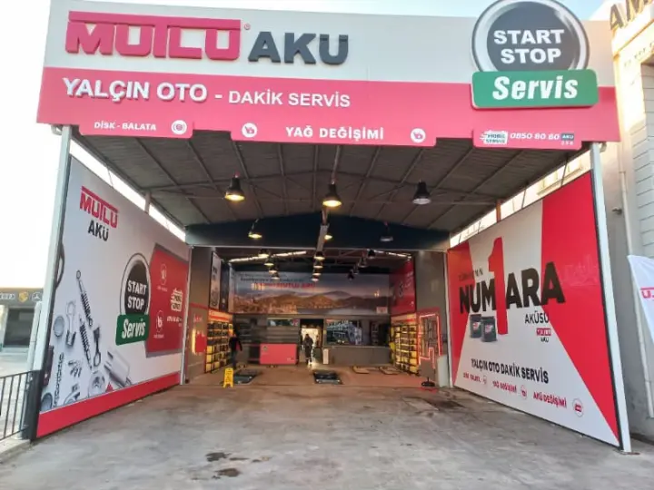 Yalçın Otomotiv Dakik Servis Mutlu Akü Start Stop Servis