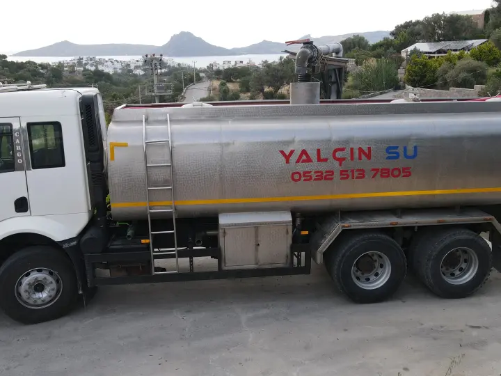 Yalıkavak Su Tankeri | Bodrum Su Tankeri | Yalçın Su & Vidanjör Kanal Temizliği