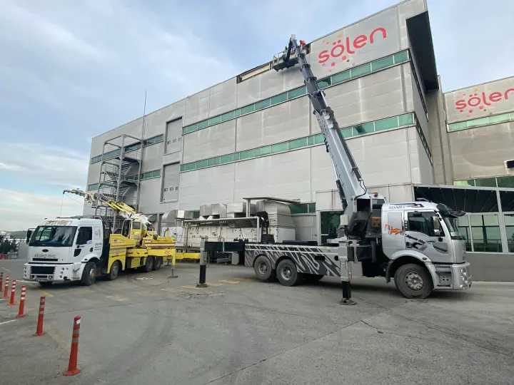 Yamanlar vinç ve platform kiralama hizmetleri