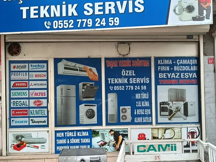 Yaşar Teknik Soğutma Beyaz Eşya Tamiri Klima Montajı ve Özel Servisi