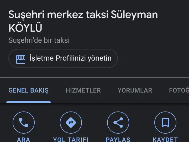 Yavuz taksi
