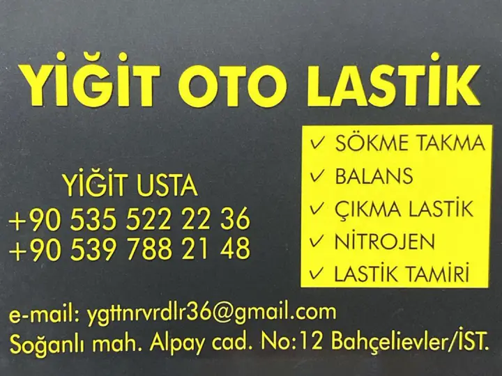 Yiğit Usta Oto Lastik