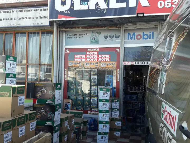 Yılmazlar Petrol Varta akü, Castrol yağ