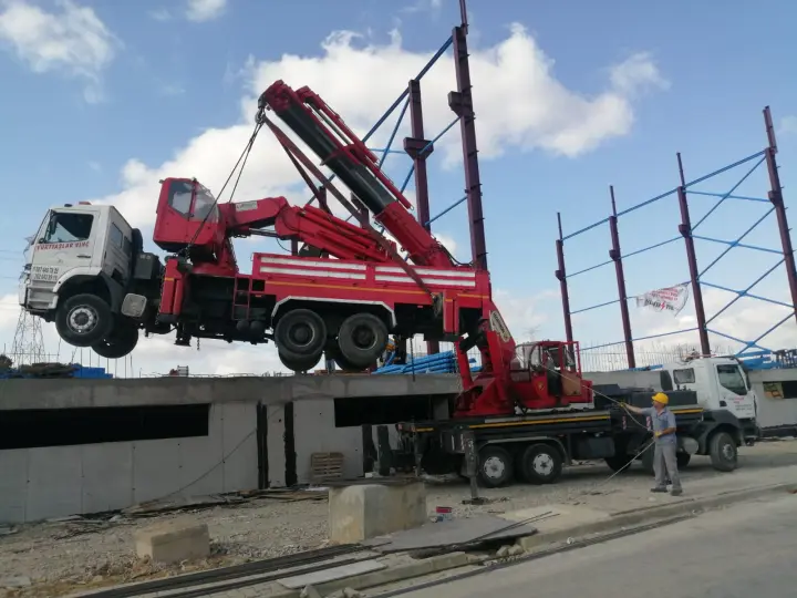Yurttaşlar Vinç iş makinaları kiralama hizmetleri